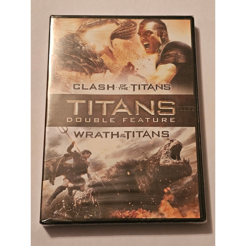 Titans Double Feature DVD Clash of the Titans Wrath of the Titans New Sealed